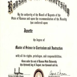 buy college degree from the kansas state university