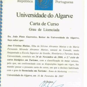 Buy college degree from the Universidade do Algarve